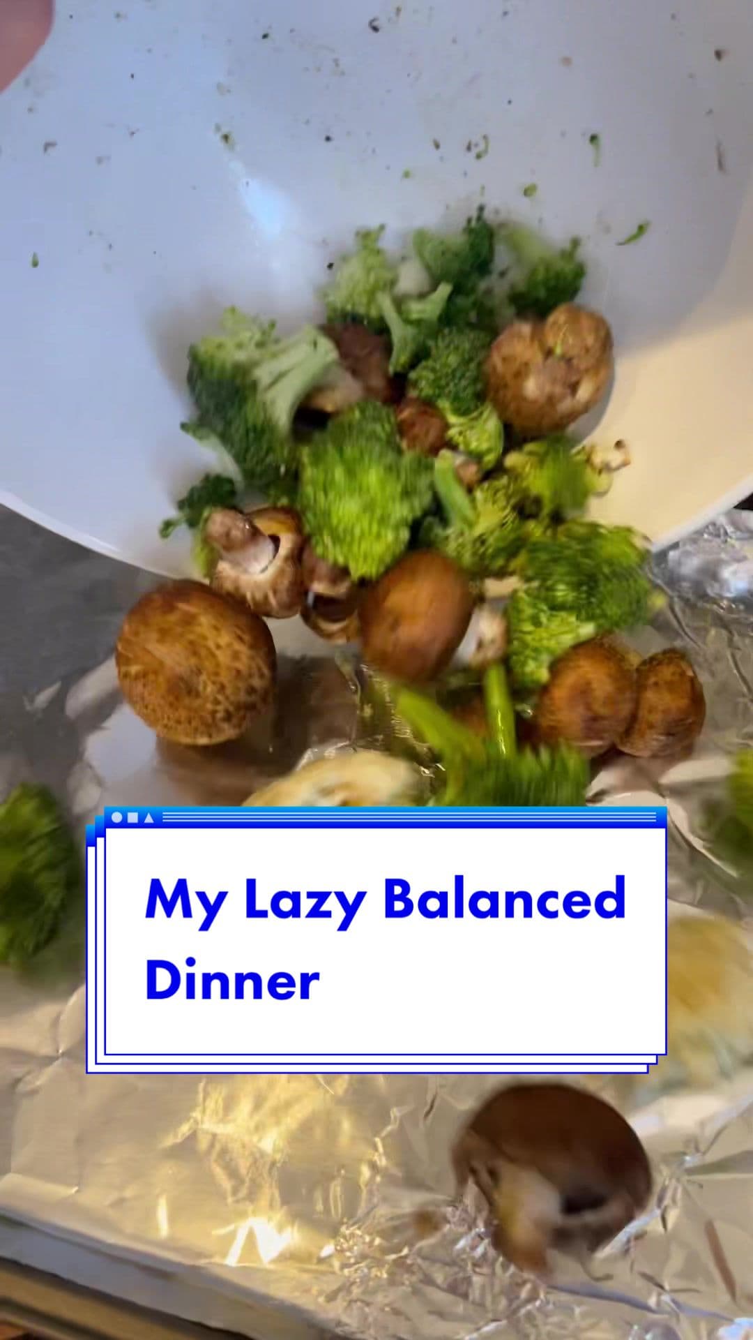 "Lazy" balanced dinner