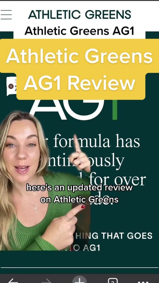 AG1 greens review by a dietitian