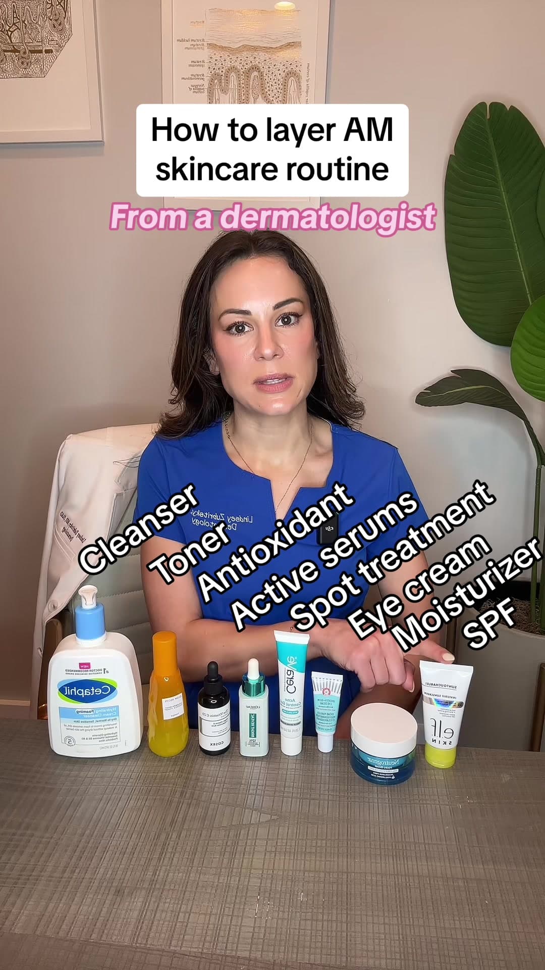 Layering routine + sunscreen