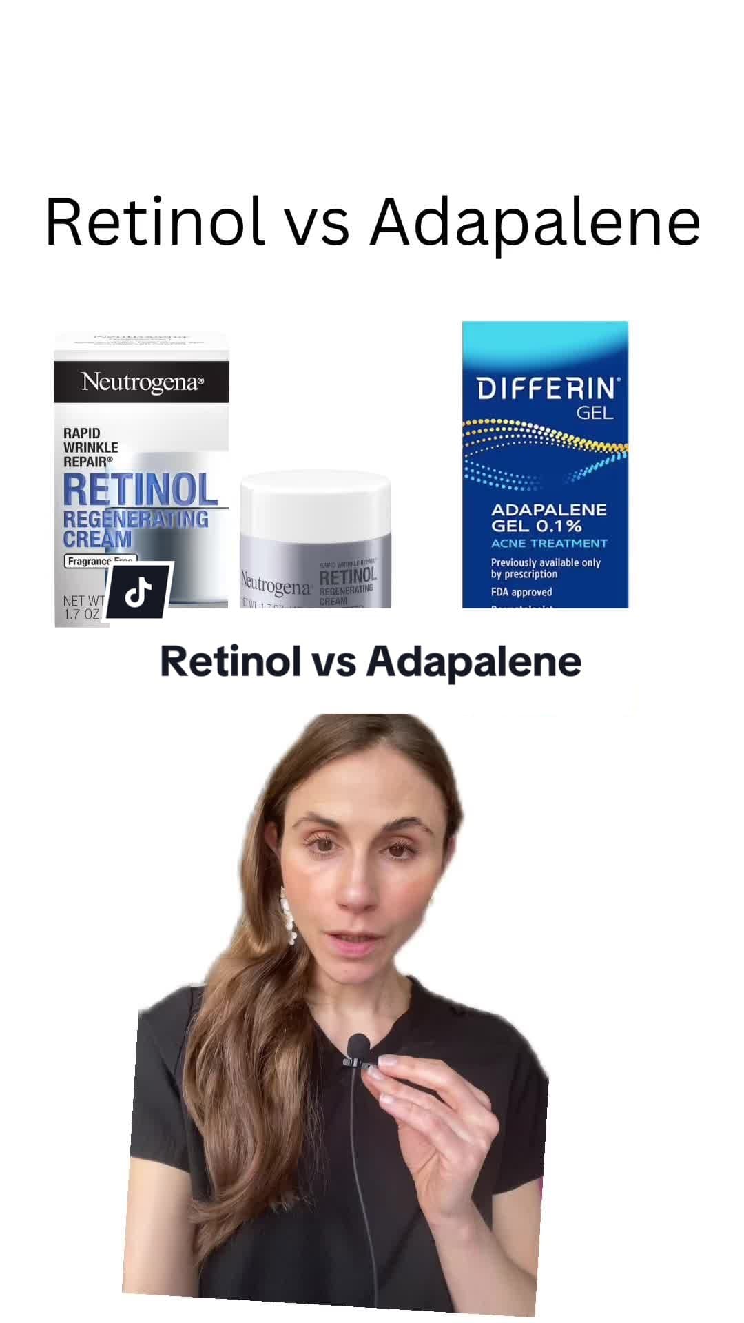 Retinol vs adapalene